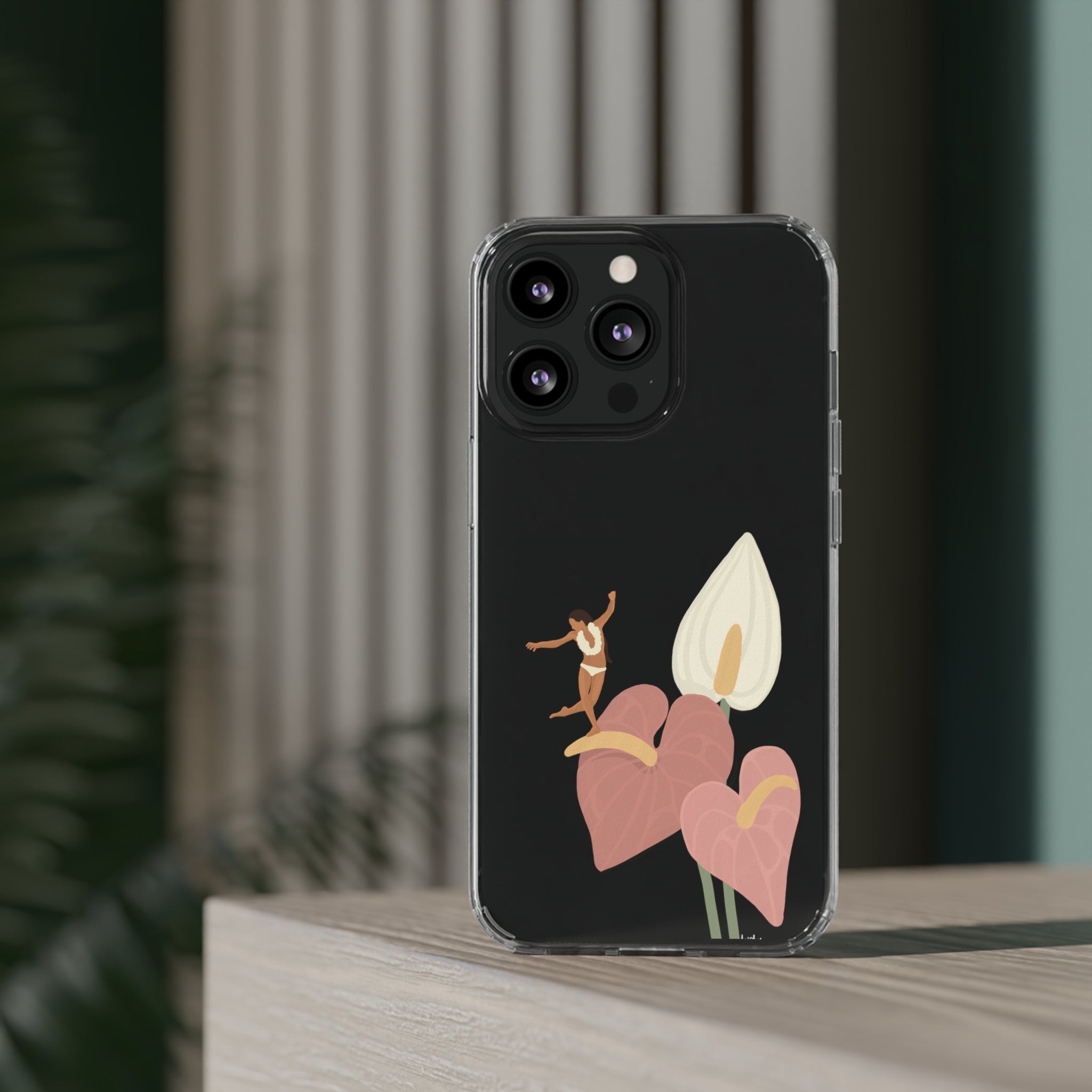 He'e Nalu Clear Phone Case - Ultra Slim Protective Cover for iPhone & Samsung - Perfect for Beach, Surfing & Outdoor Activities