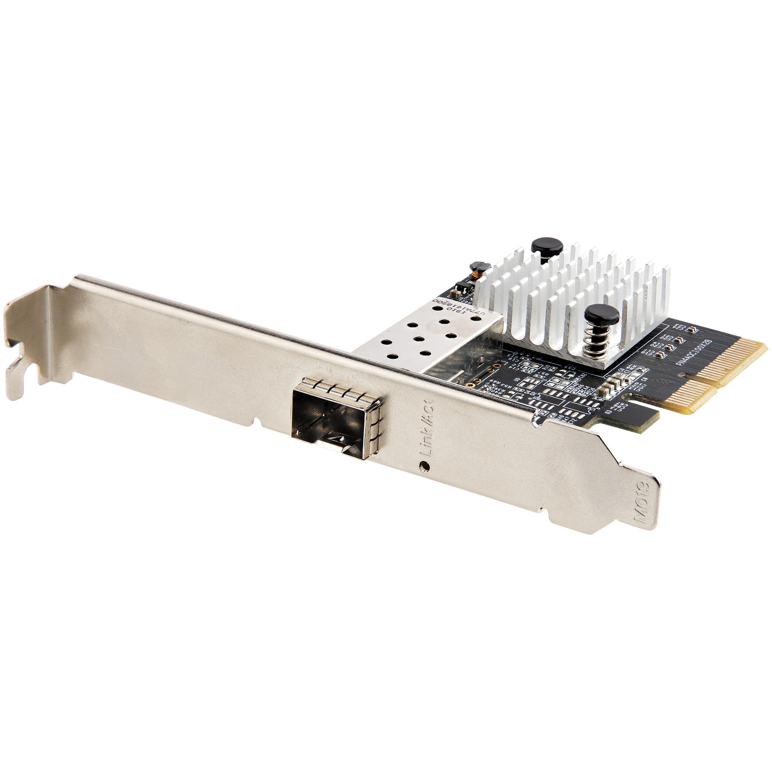 StarTech.com 10G PCIe SFP+ Network Card - Single Port 10 Gigabit Fiber NIC for High-Speed Data Transfer - Compatible with MSA-Compliant SFP+ Modules & Direct-Attach Cables - Ideal for Servers, Workstations & Data Centers (PEX10GSFP)