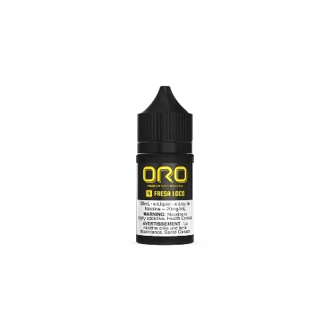 Fresa Loco Salt Nic E-Liquid | 30mL Premium Salt Nicotine Vape Juice | Alberta | Perfect for Pod Systems & Discreet Vaping