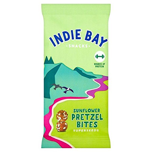 Indie Bay Snacks Sunflower Pretzel Bites with Superseeds 26g - Crunchy Healthy Snack for Office, Hiking & Movie Nights