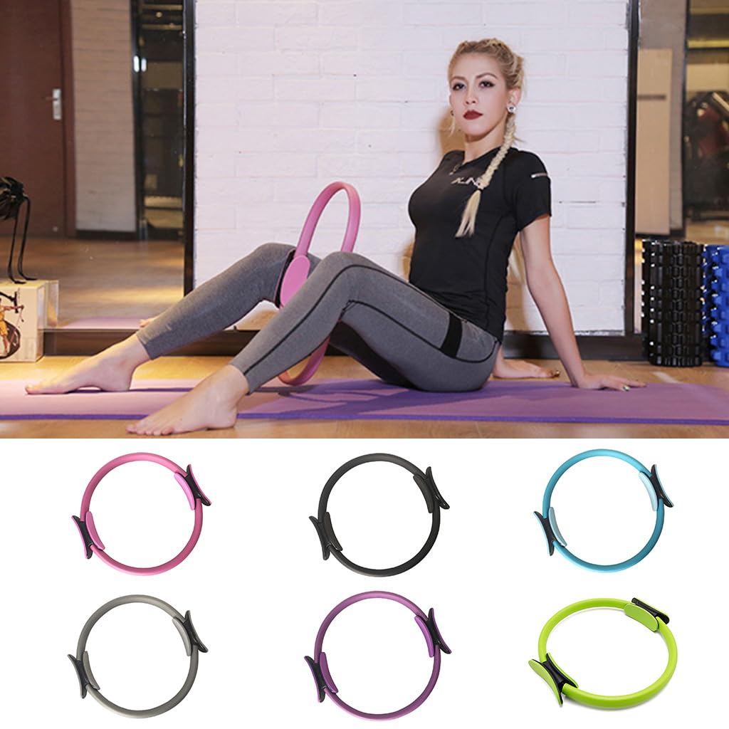 Women's Yoga & Pilates Exercise Mat for Muscle Training - Non-Slip Red Fitness Mat - Perfect for Home Workouts, Gym Sessions & Yoga Studio Practice
