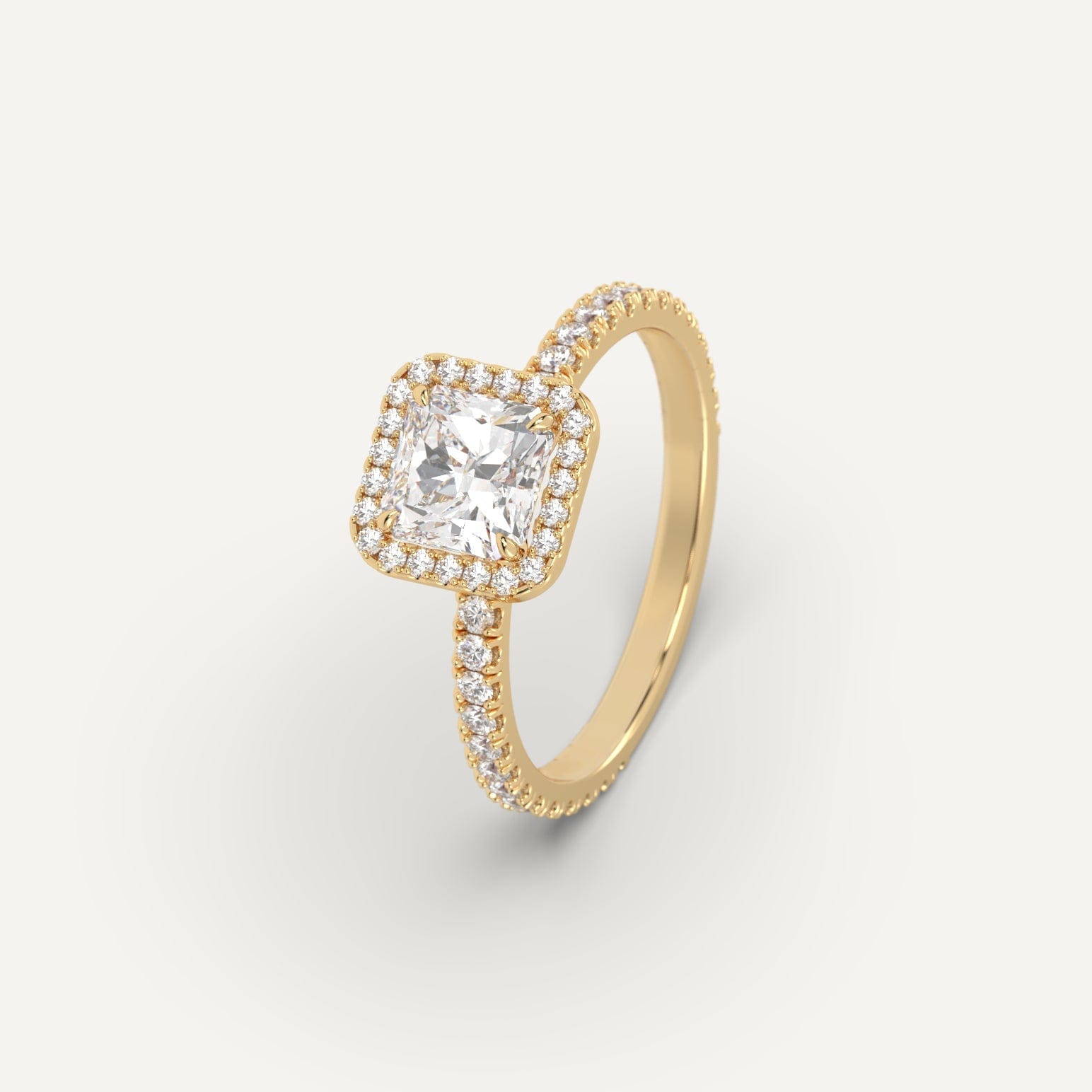 1 Carat Radiant Cut Diamond Engagement Ring - 14K White Gold Wedding Band for Women - Perfect for Proposals, Anniversaries & Special Occasions