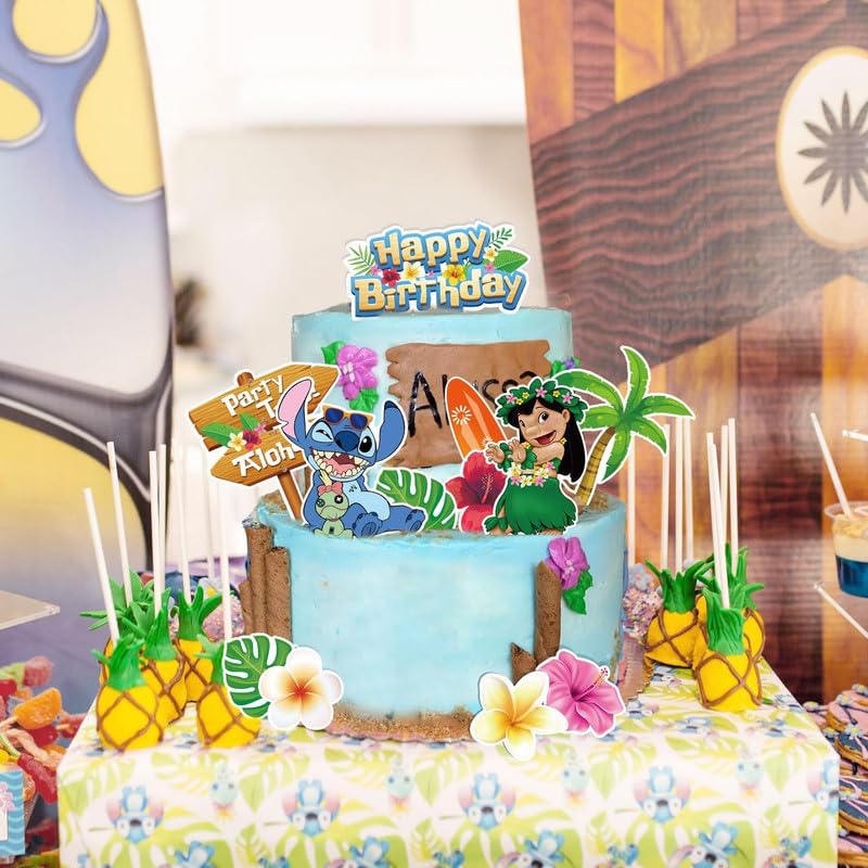 12PCS Cartoon Anime Cake Toppers for Birthday Cupcakes - Fun Cake Decorations for Kids, Girls & Boys - Perfect for Birthday Parties, Baby Showers & Special Events