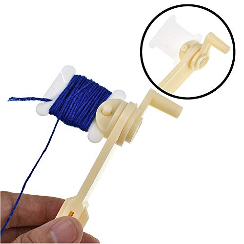 Tegg Plastic Floss Bobbin Winder for Embroidery Thread & Needle Crafts - Perfect for DIY Sewing, Cross Stitch, and Handmade Projects