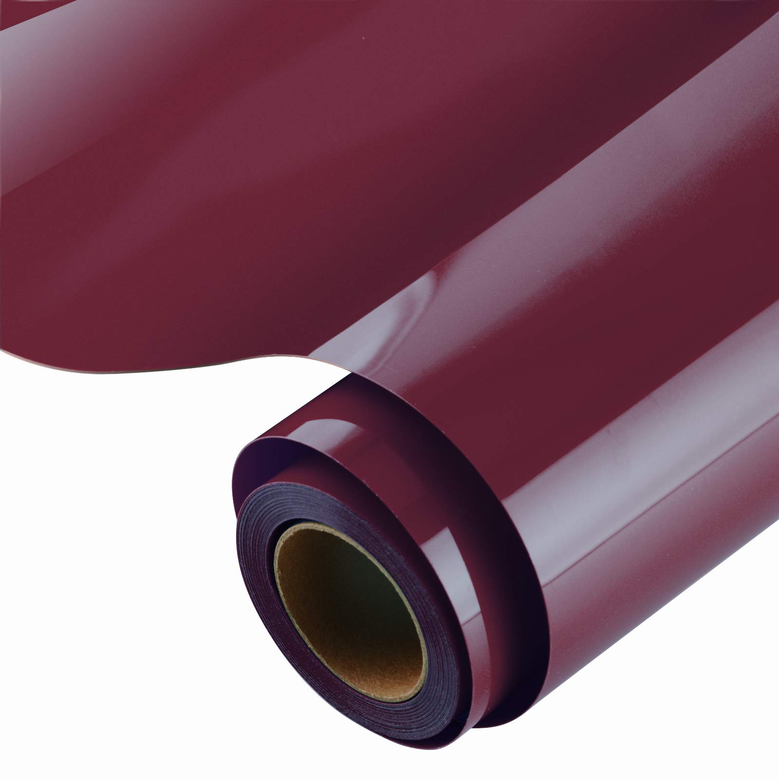 Premium PU Maroon Heat Transfer Vinyl (HTV) Roll - 12