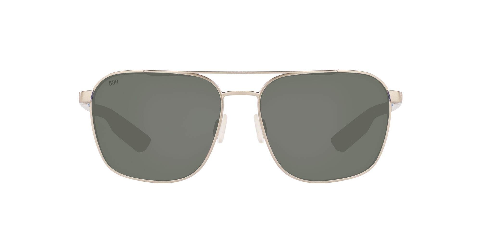 Costa Del Mar Men's Wader Rectangular Polarized Sunglasses for Fishing, Boating & Outdoor Activities - UV Protection & Anti-Glare Lenses