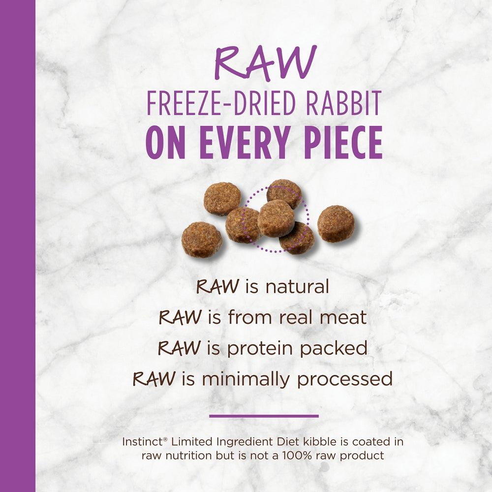 Grain-Free Limited Ingredient Dry Cat Food with Rabbit - Hypoallergenic Kibble for Sensitive Stomachs - Perfect for Indoor Cats & Allergy-Prone Pets