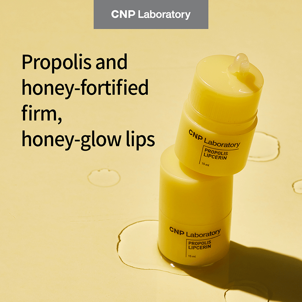 CNP Laboratory Propolis Lipcerin 15ml - Natural Lip Balm for Dry & Chapped Lips - Hydrating & Nourishing Lip Care - Perfect for Winter, Travel & Daily Moisturizing