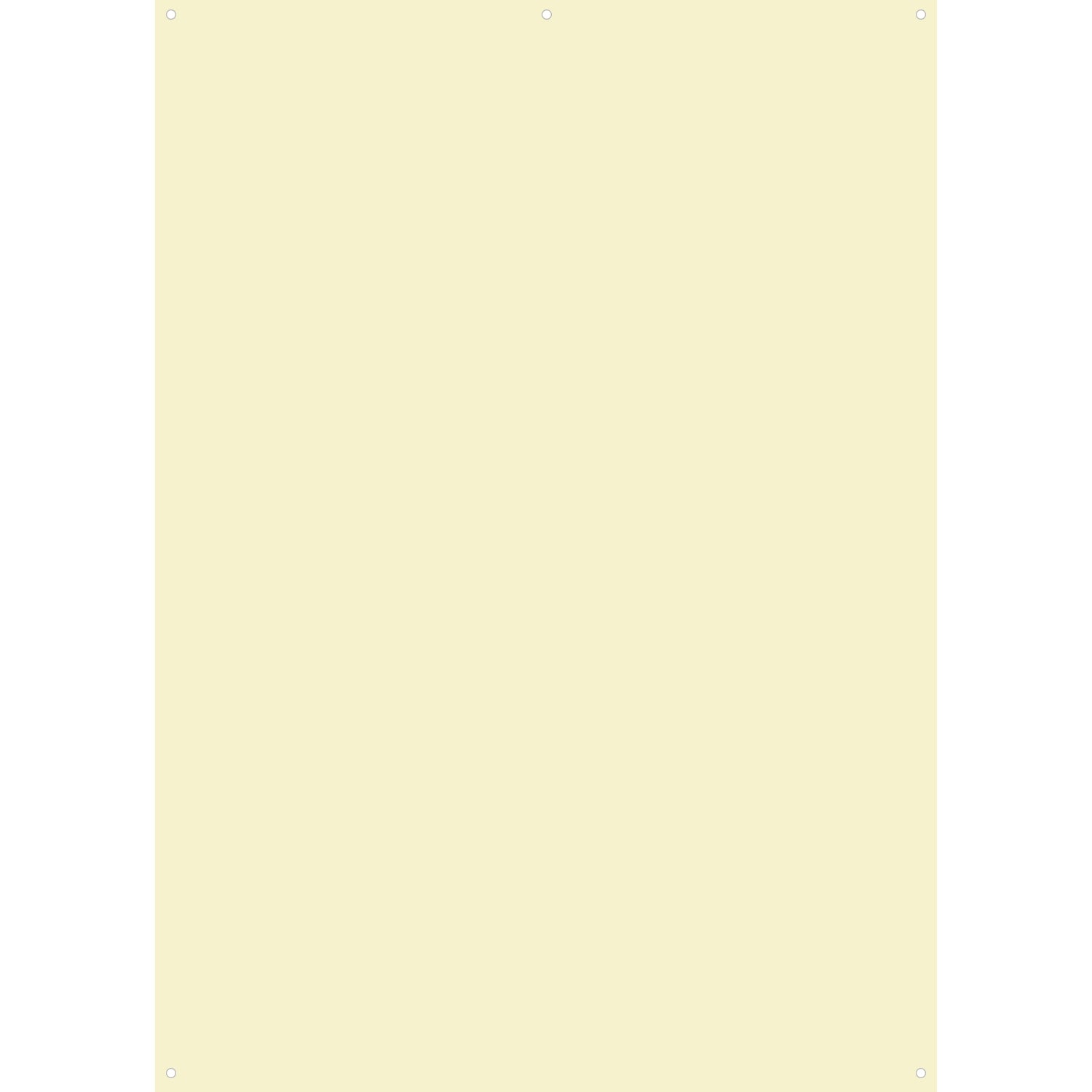 X Drop Vinyl Backdrop – Light Yellow Solid Color (5' x 7') | Photography Studio Background, Party Decor, Event Backdrop for Weddings & Portraits