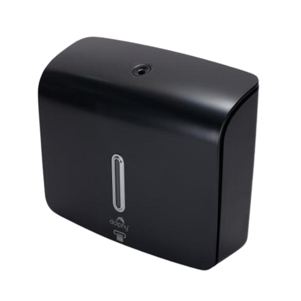 Ultra-Slim Paper Towel Dispenser - Black or White - Space-Saving for Kitchen, Bathroom & Office Use