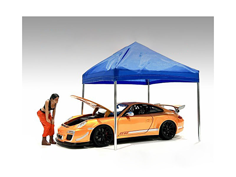 1/18 Scale Hip Hop Girls 4-Piece Action Figure Set for Model Cars & Dioramas - Perfect for Urban Street Scenes and Hip Hop Culture Displays