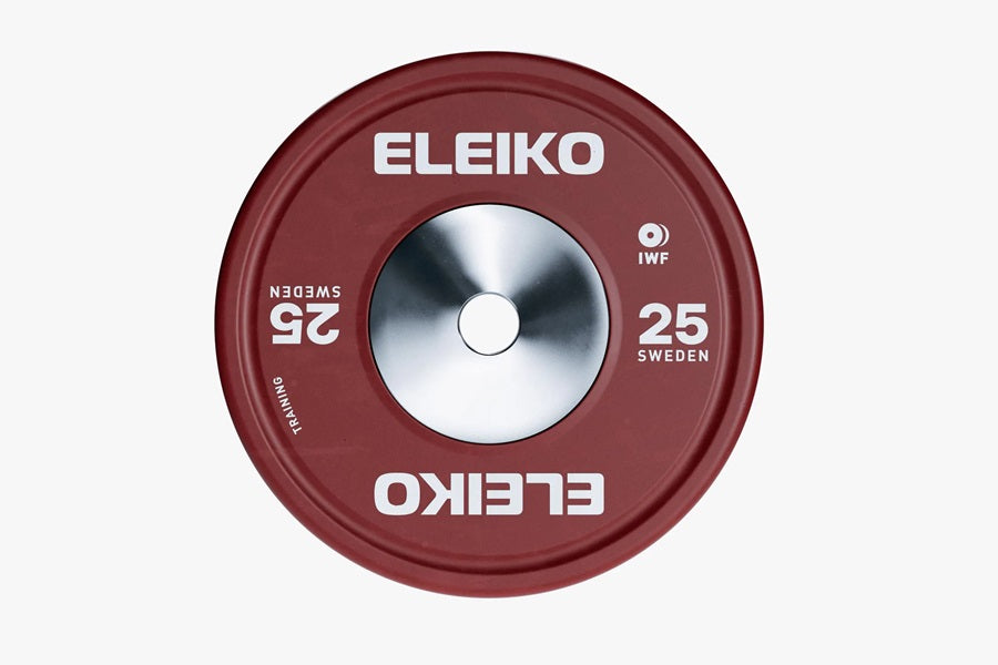 Eleiko IWF Olympic Training Bumper Plates - Premium Weightlifting Plates for CrossFit, Powerlifting & Home Gym Workouts