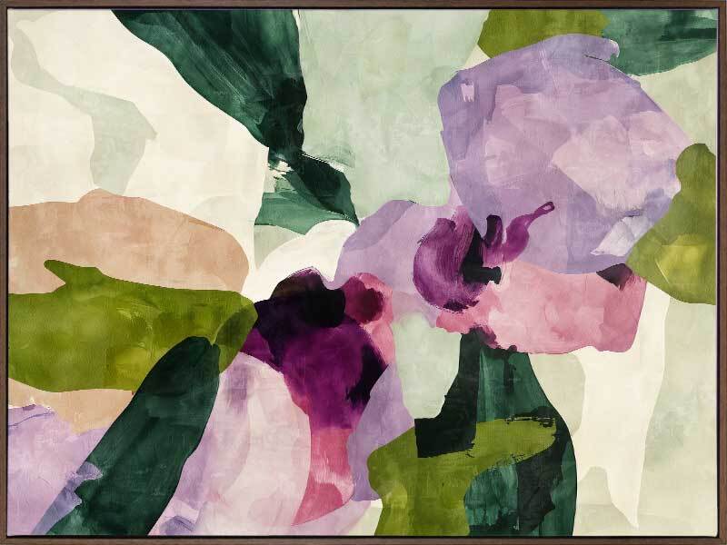Chiffon II Canvas Art Print - Elegant Floral Wall Decor for Living Room, Bedroom & Office - Perfect for Home & Office Decoration