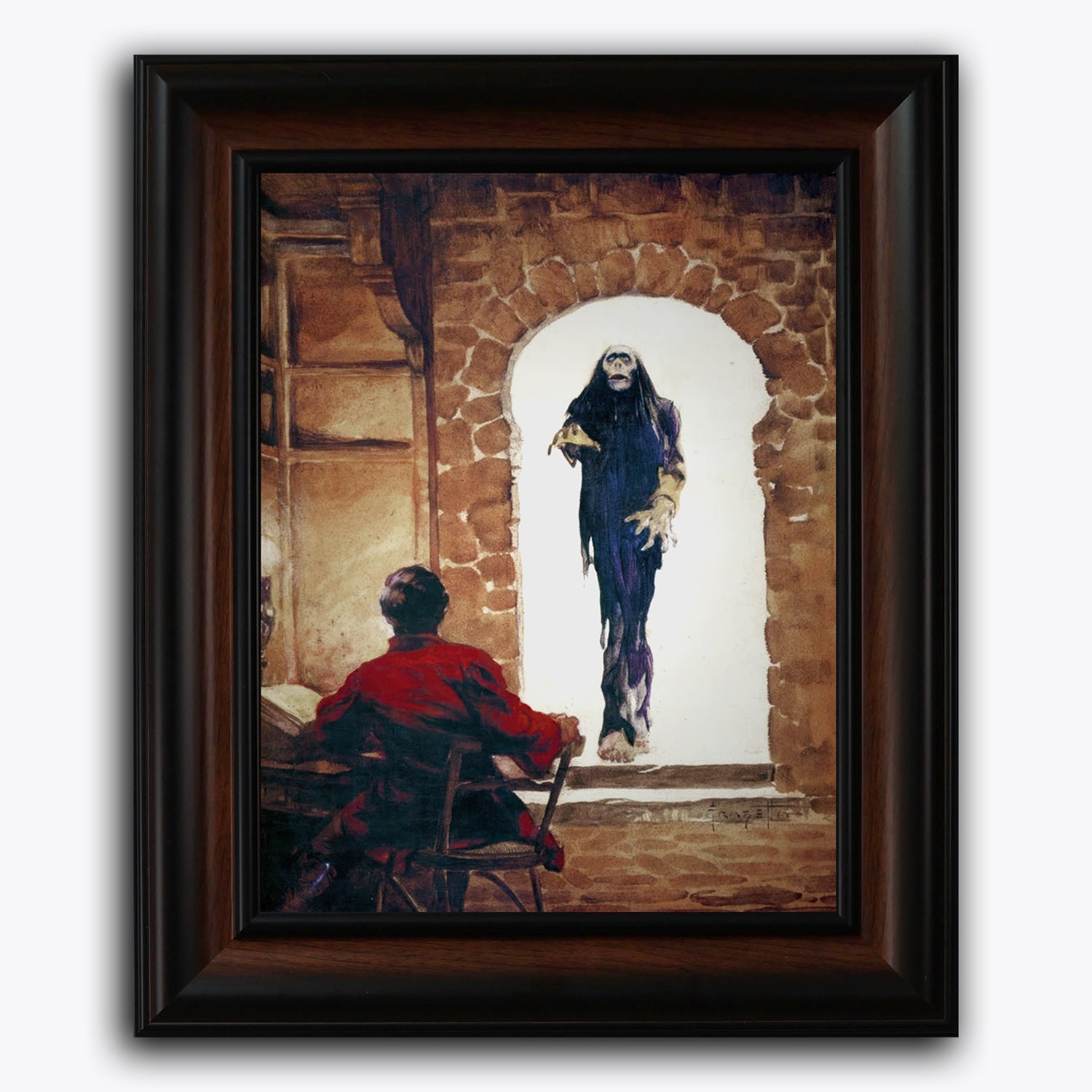 Dead of Night Fine Art Print - Gothic Wall Decor for Home, Office & Gallery - Perfect for Horror & Dark Fantasy Enthusiasts