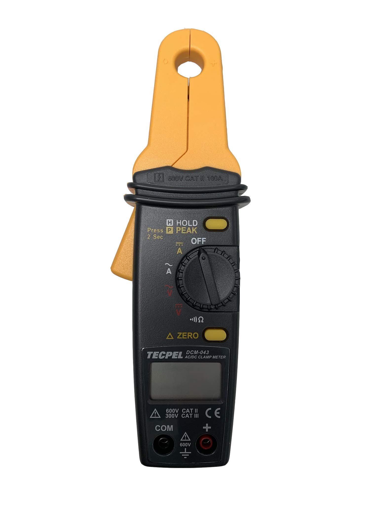 DCM-043 Digital AC/DC Clamp Meter - High Precision 1mA Resolution Clamp Transmitter for Electrical Testing (Ideal for HVAC, Industrial Maintenance & Home Electrical Work)