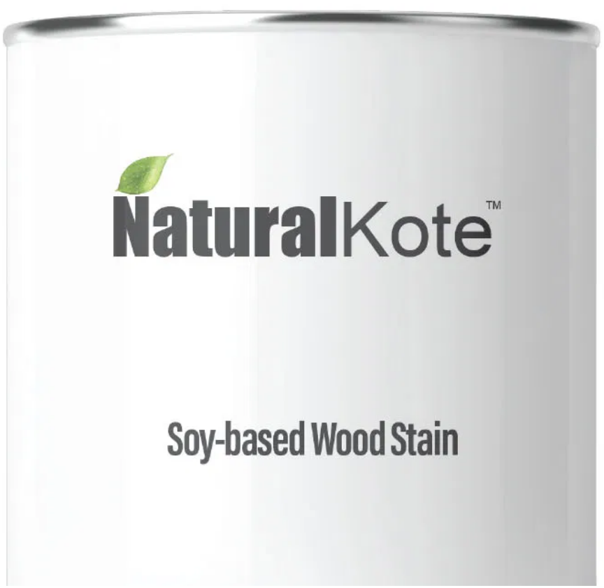 Natural Kote Soy-Based Wood Stain - Eco-Friendly, Non-Toxic Wood Finish for Furniture, Decks & DIY Projects | Perfect for Indoor/Outdoor Use