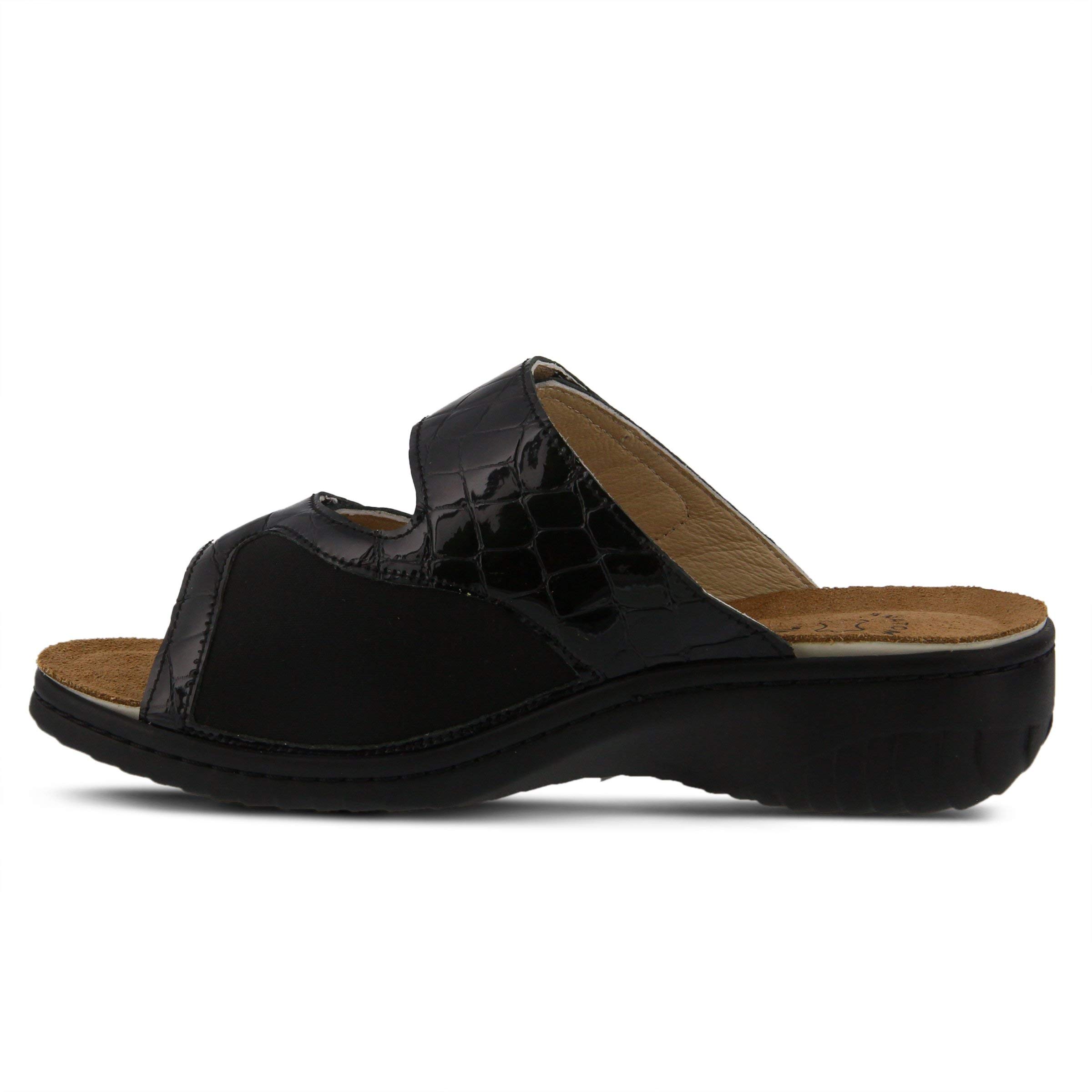 Flexus by Spring Step Women's Almeria Comfort Slide Sandals - Lightweight & Cushioned for Beach, Pool, and Summer Outings