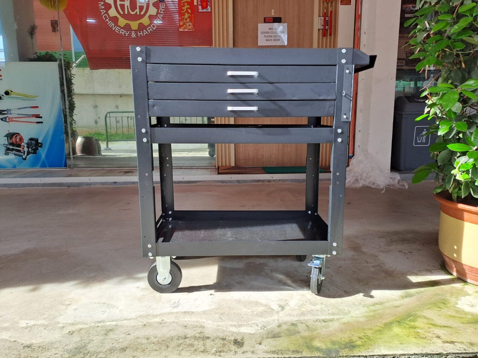 AIKO 150kg Heavy Duty 3-Drawer Workbench with Storage | Model TB ME150 | Perfect for Garage, Workshop & Home DIY Projects