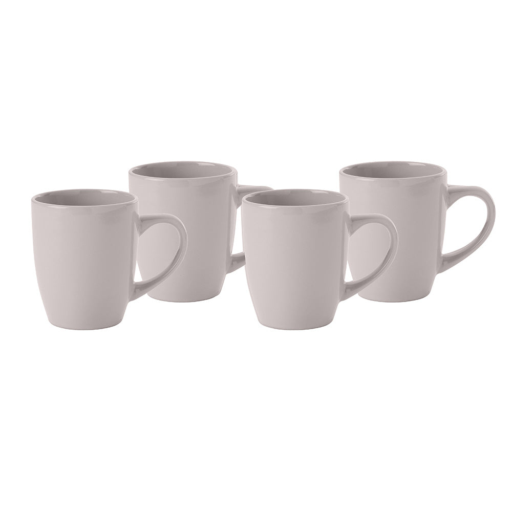 Premium Stone Mugs Set of 4 - 12oz (350ml) Handcrafted Ceramic Coffee Cups - Perfect for Hot Drinks, Tea, or Home Decor