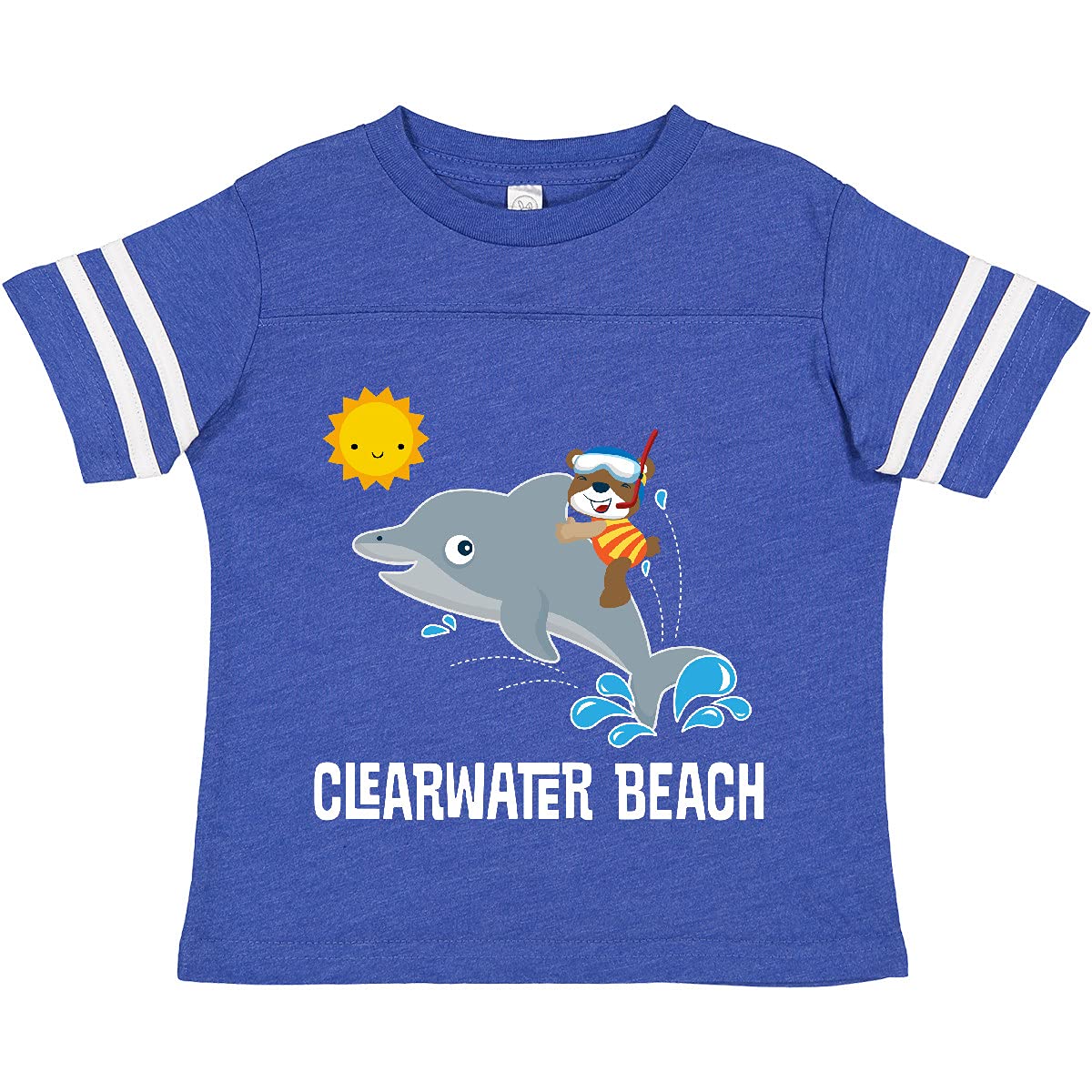 Clearwater Beach Florida Vacation Toddler T-Shirt - Cute Travel Souvenir & Gift for Kids - Perfect for Family Trips & Beach Outings