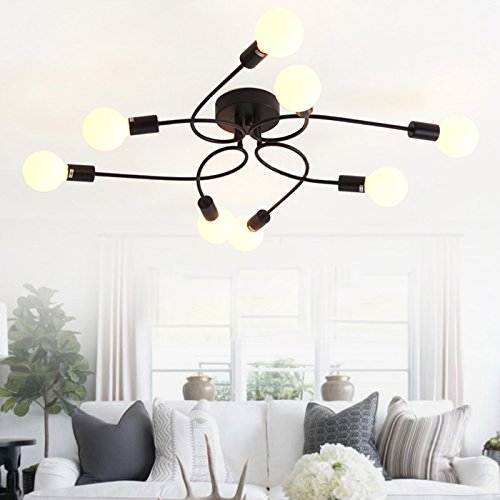 Modern Semi Flush Mount Ceiling Light Fixture - 32