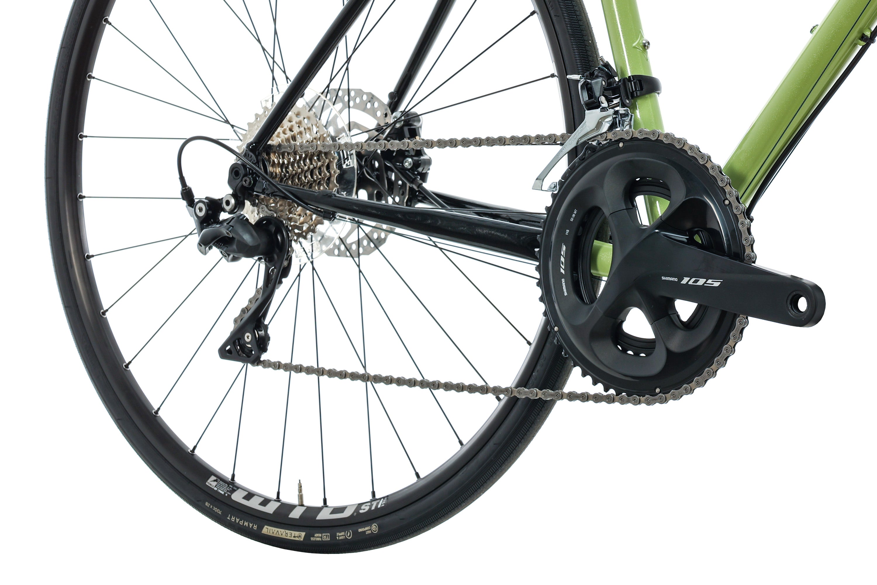 All City Zig Zag 105 Road Bike 2023 - 46cm Lightweight Aluminum Frame with Shimano 105 Groupset - Perfect for Commuting, Fitness Riding & Urban Adventures