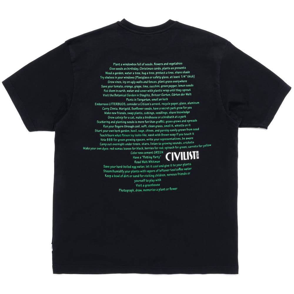 Civilist Tomato Short Sleeve T-Shirt for Men & Women - Black Casual Streetwear Tee - Perfect for Daily Wear, Outings & Urban Fashion