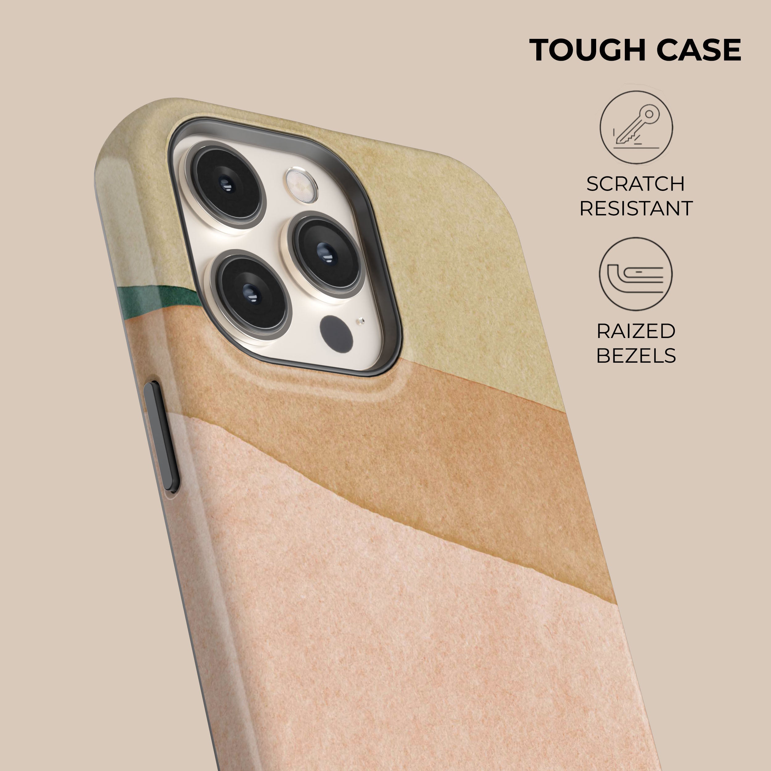 Pink Tranquil Mist Phone Case - Soft Matte Protective Cover for iPhone & Samsung | Perfect for Everyday Use, Travel & Style