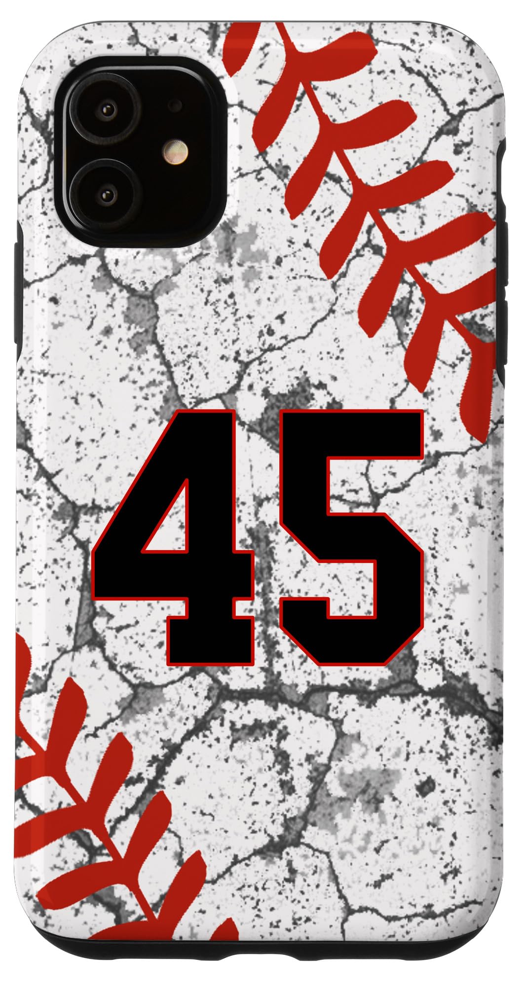 Vintage Retro iPhone 11 Case with Baseball Jersey Design - Perfect for Baseball Lovers & Sports Fans - Great for Games, Tailgating & Showing Team Spirit