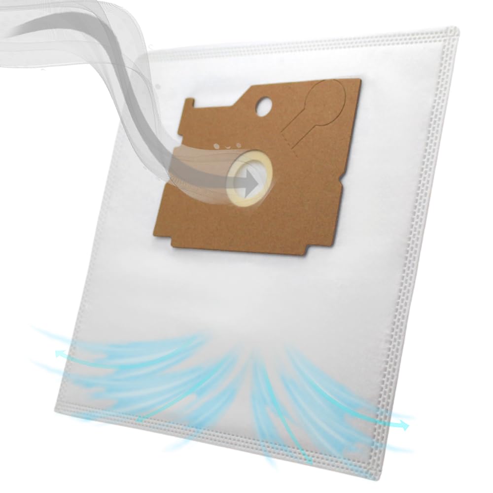 Rowenta ZR74 & ZR745 Vacuum Cleaner Replacement Bags - 40 Pack | Compatible with Rowenta Vacuum Cleaners | Perfect for Home Cleaning & Pet Hair Removal