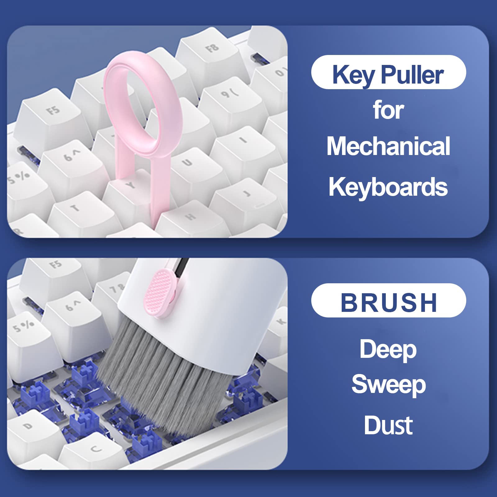 Premium Electronics Cleaning Kit - Keyboard Brush, AirPods Cleaning Tool & Phone Screen Cleaner for MacBook, Laptop, Computer, AirPods Pro & Headphones | Perfect for Home, Office & Travel Use
