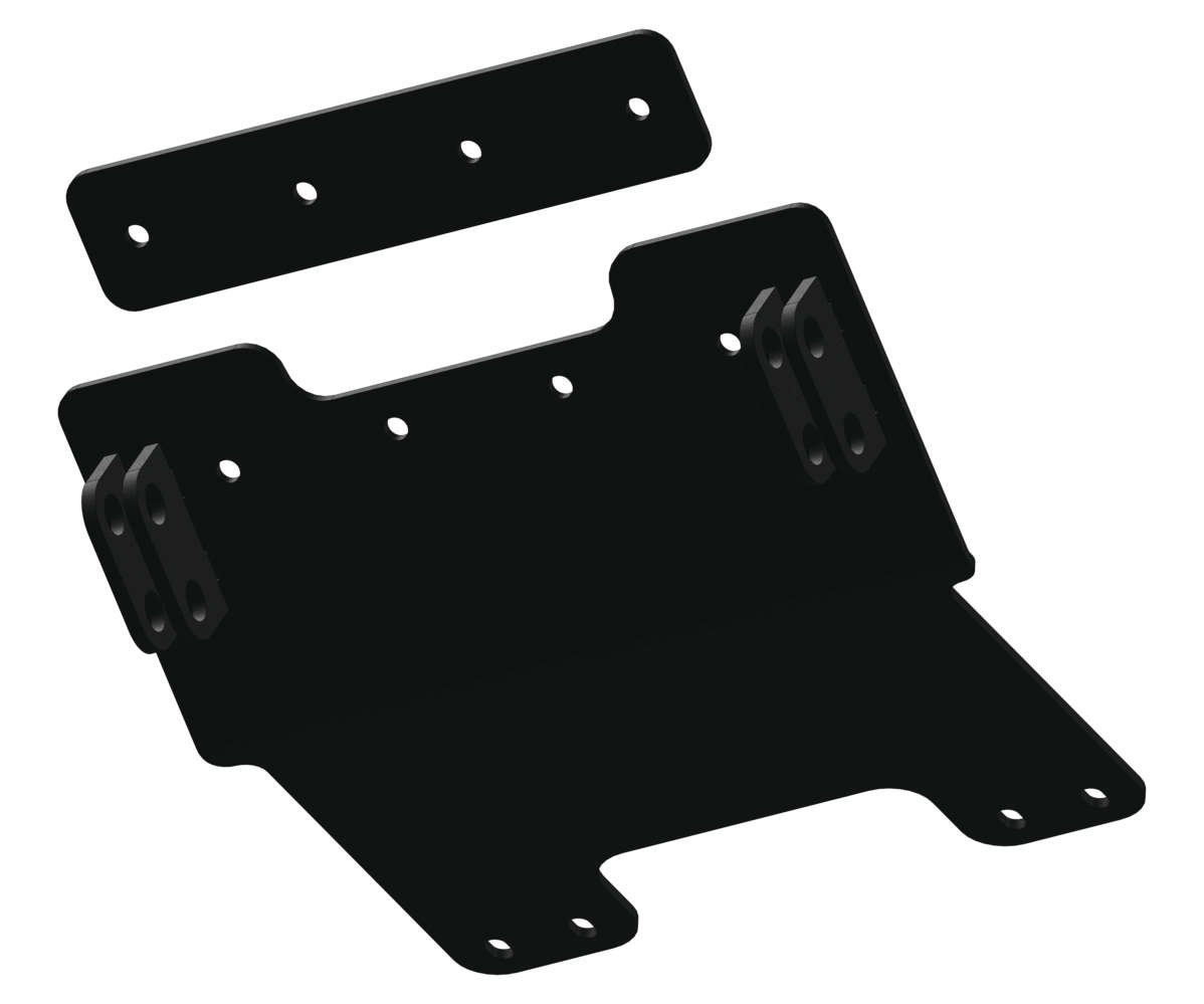 KFI UTV Plow Mount Kit for 2017-2021 Kawasaki Mule SX 4x4 - Heavy Duty Snow Plow Attachment for Off-Road Utility Vehicles & Farm Work