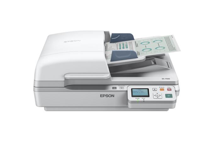 Epson WorkForce DS7500 High-Speed Color Document Scanner for Office & Home Use - Fast Scanning for Legal, Receipts & Business Documents