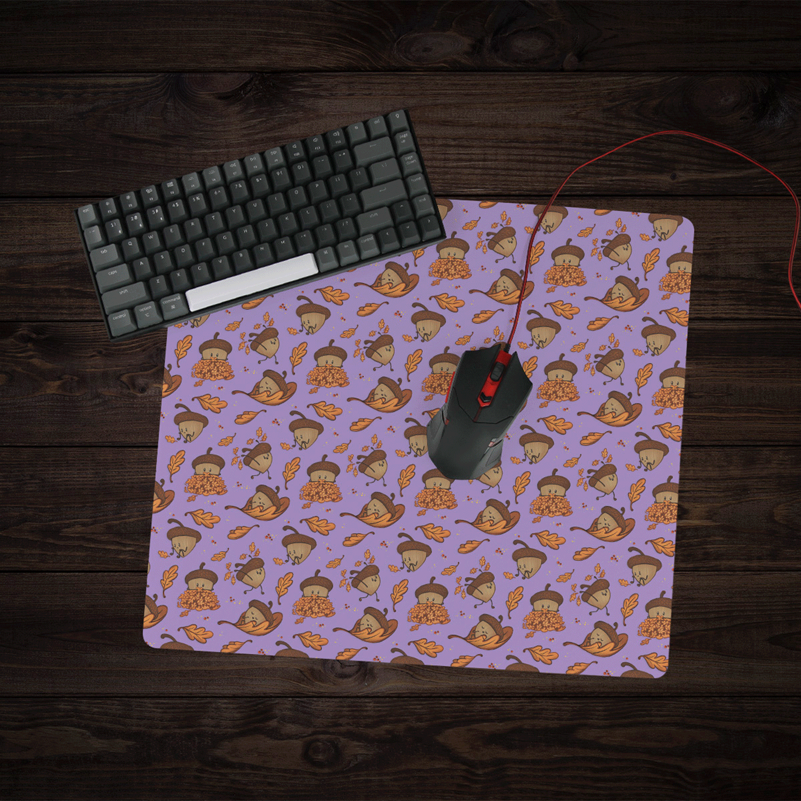 Acorn Bros Mouse Pad - Large Gaming Mousepad with Non-Slip Rubber Base, Smooth Surface for PC, Laptop, Office & Home Use - Perfect for Work, Gaming & Daily Computing Tasks