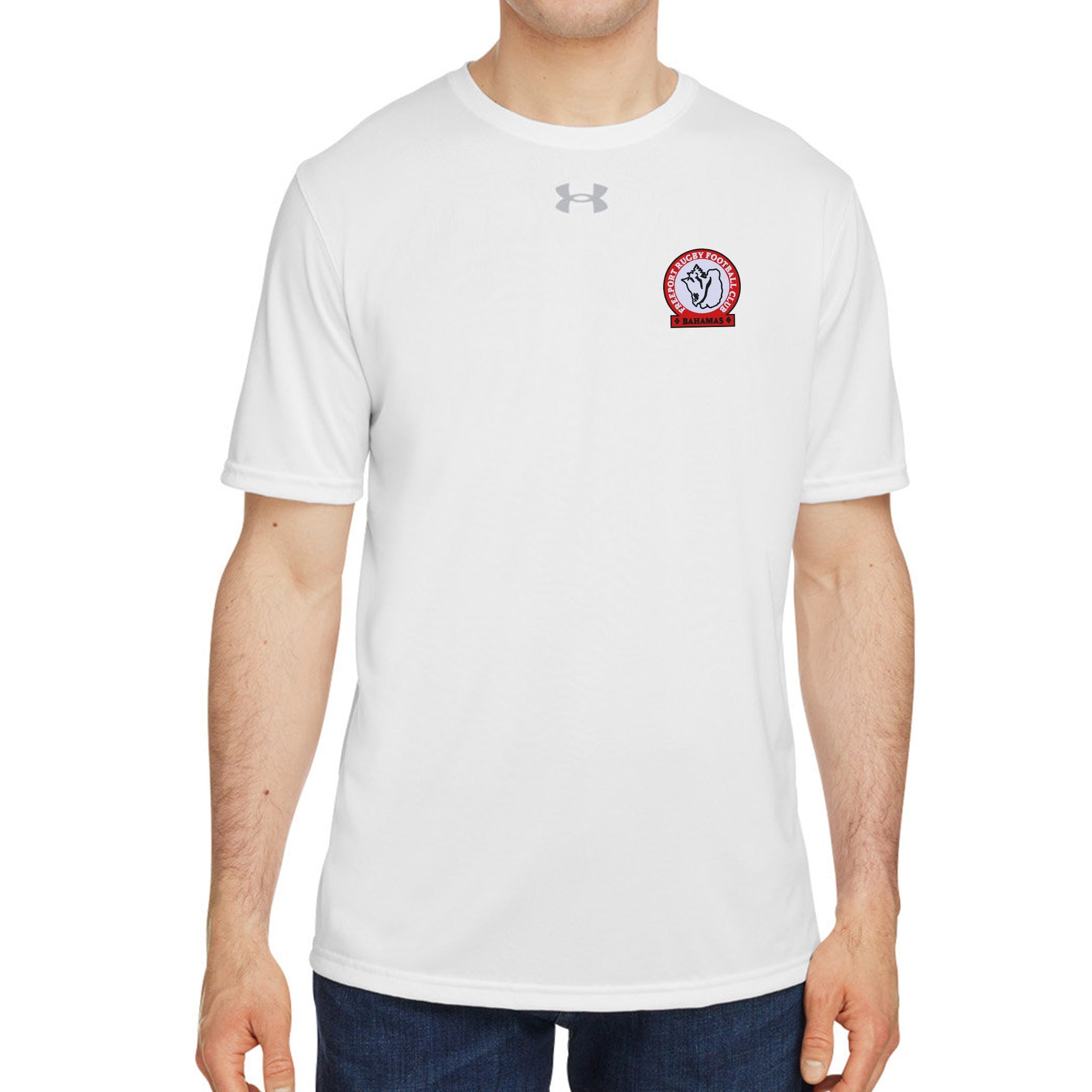 Freeport RFC UA Team Tech T-Shirt - Breathable Moisture-Wicking Performance Shirt for Rugby & Training - Men's Athletic Tee for Sports, Gym & Casual Wear