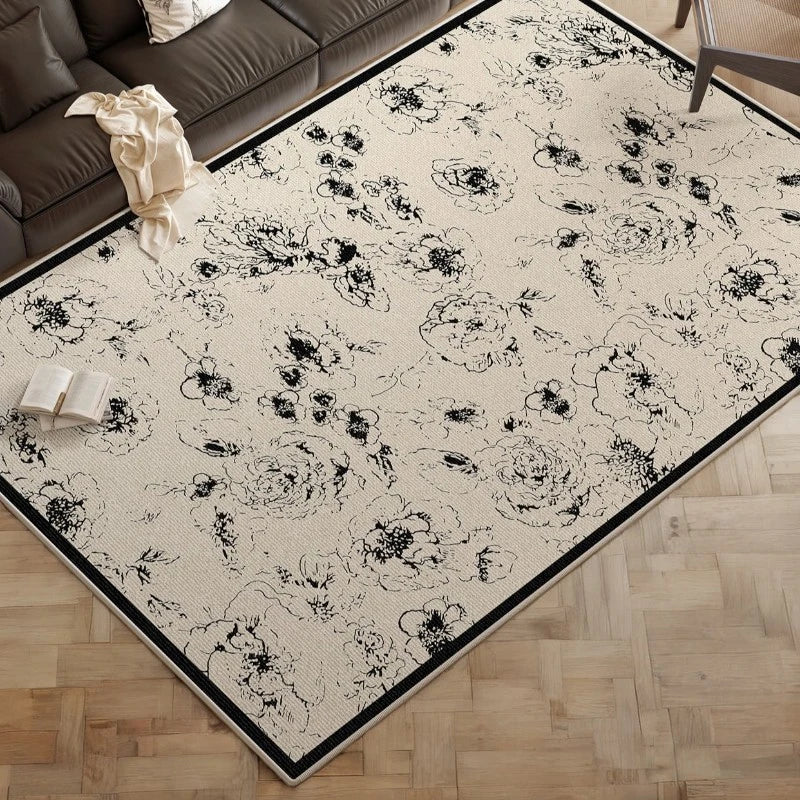 Emmie Velvet Waterproof Carpet for Living Room, Bedroom & Car – Soft, Stain-Resistant & Durable Home Decor Rug