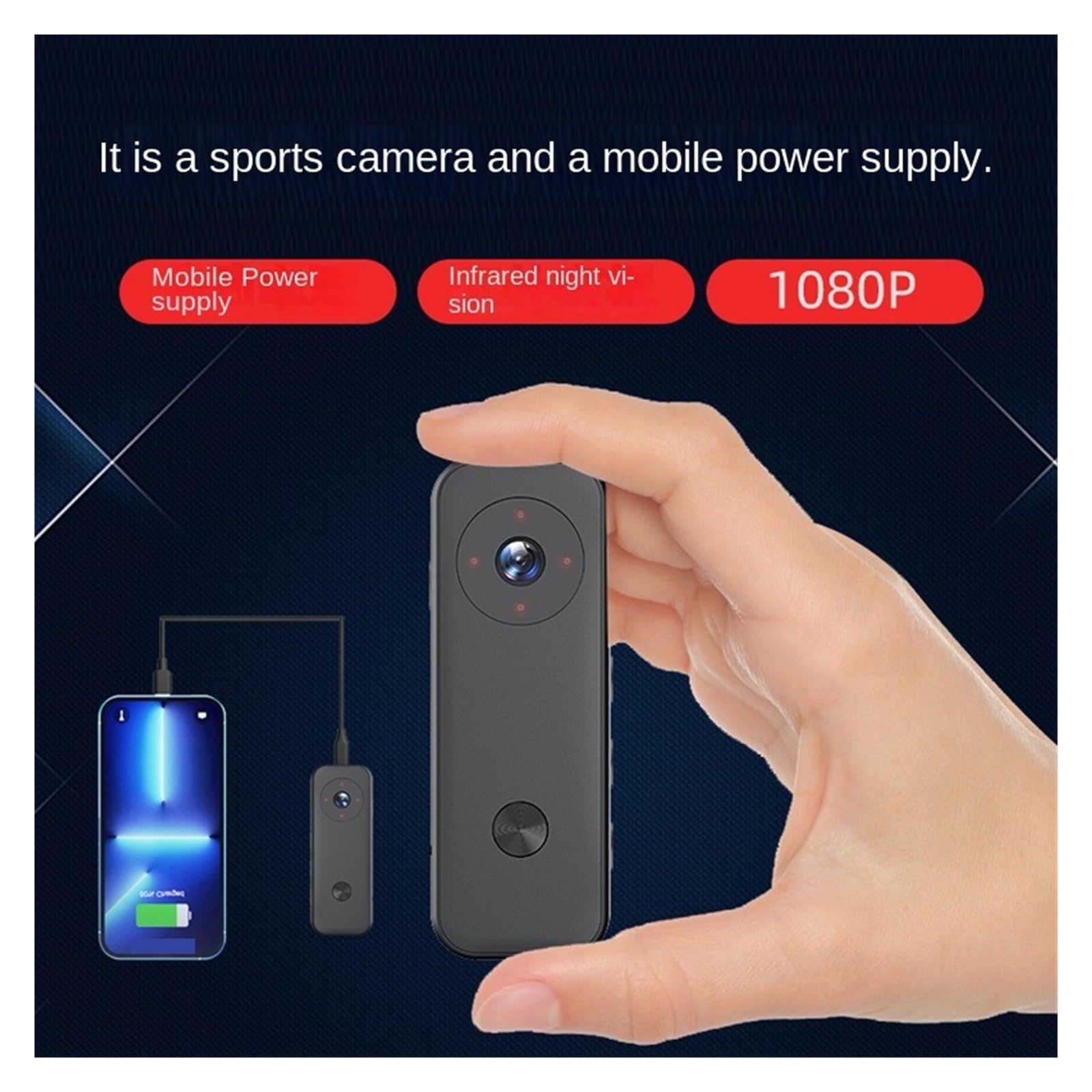 MZZYG 4K Action Camera 512GB with 2000mAh Battery - Waterproof Sports Camera for Biking, Motorcycle Riding, Law Enforcement & Adventure - HD 360° Panoramic Helmet Cam with 1080P Fish Lens (Includes 16GB Card) - Perfect for Extreme Sports, Vlogging & Outdoor Activities
