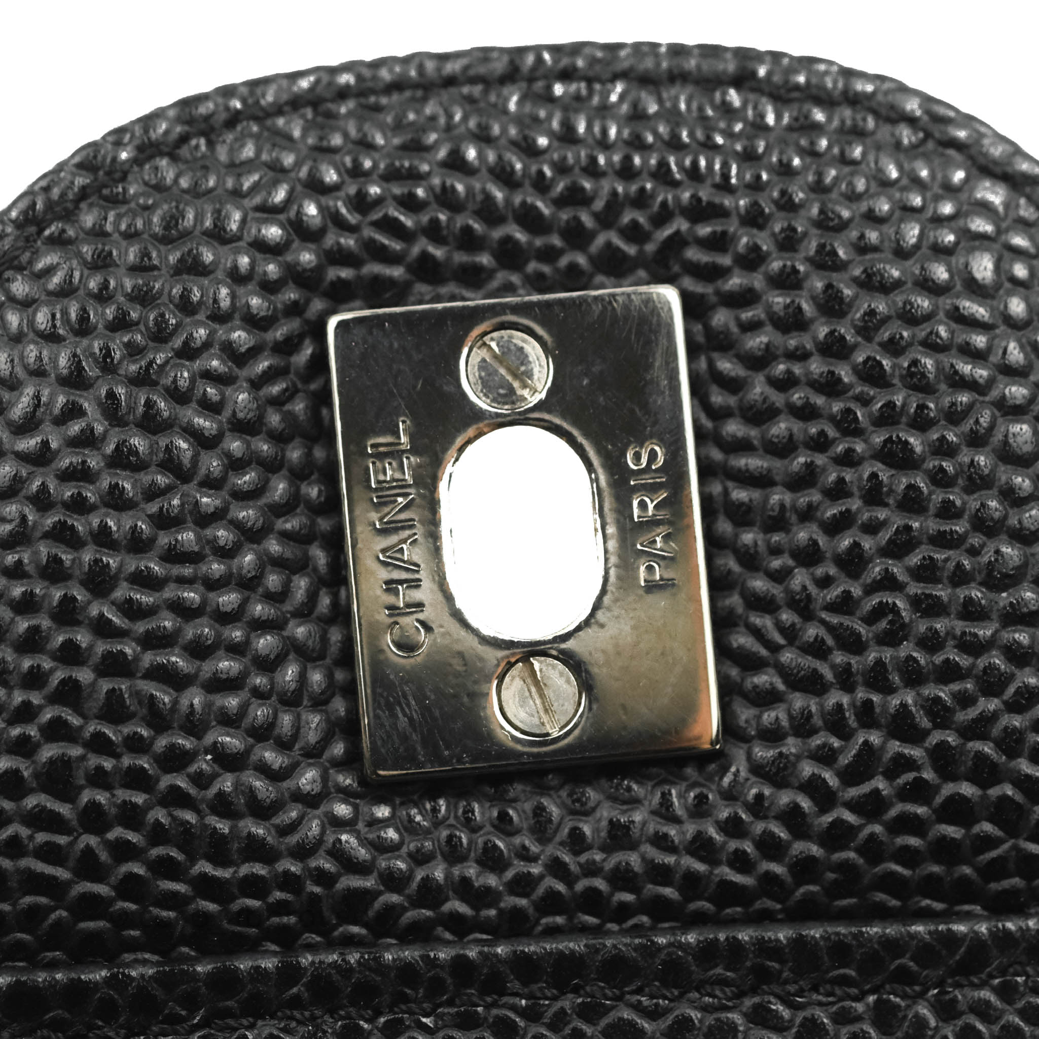 Chanel Classic Jumbo Double Flap Bag in Black Caviar Leather with Silver Hardware - Luxury Designer Handbag for Women, Perfect for Work, Evening Events & Special Occasions