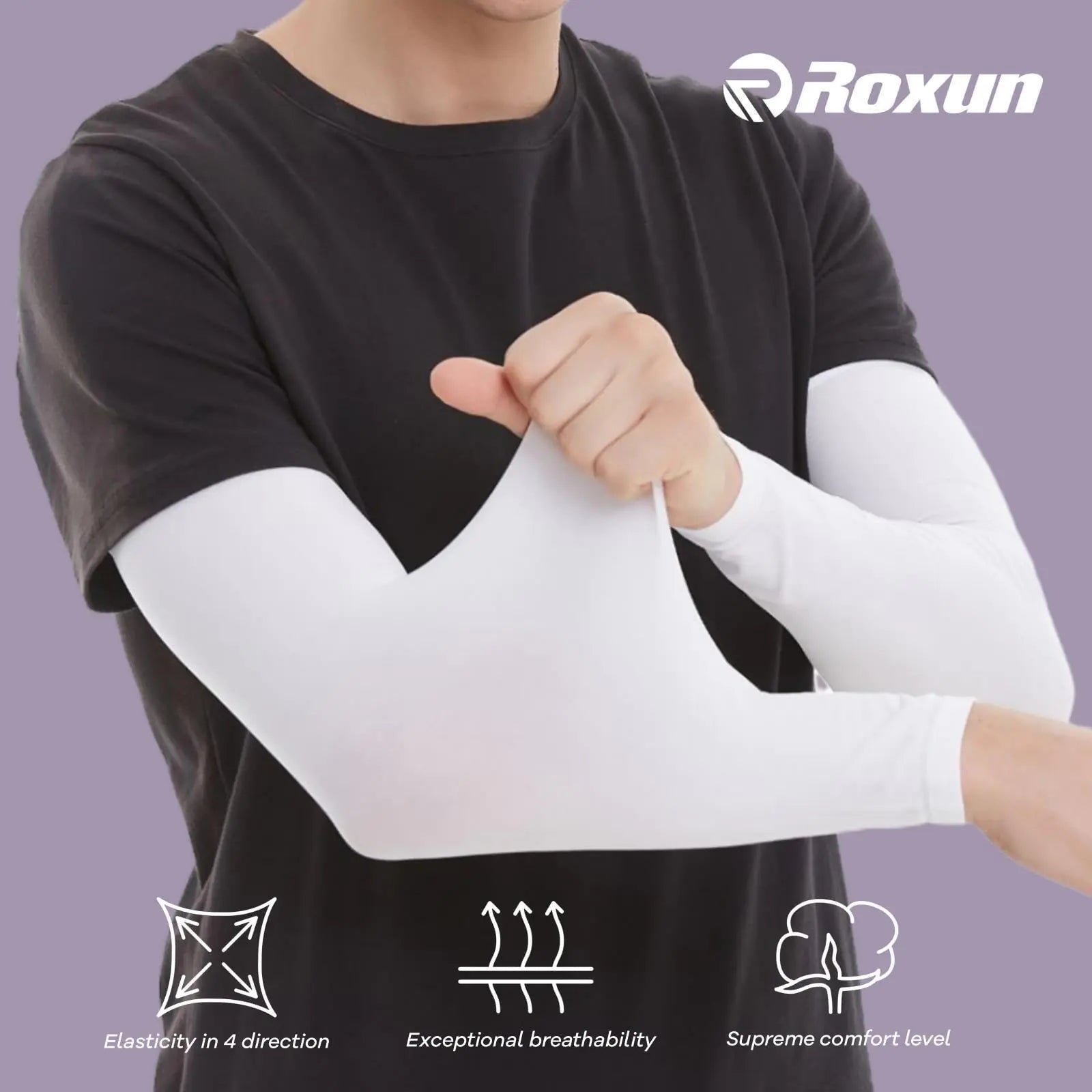 UV Protection Sports Arm Sleeves - Cooling & Breathable Sun Sleeves for Running, Cycling, Hiking & Outdoor Activities | UPF 50+ Sun Protection for Men & Women