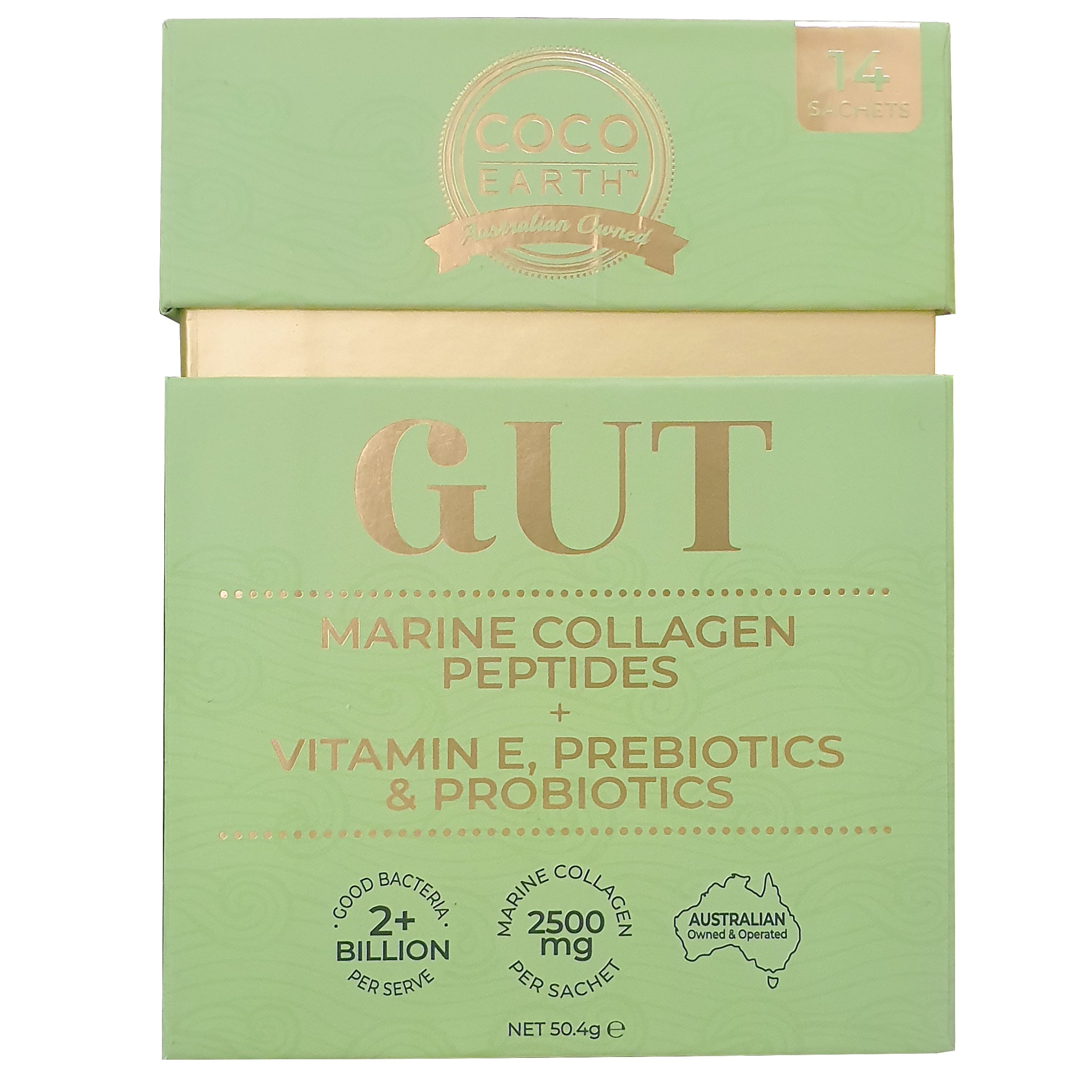 Premium Marine Collagen Peptides Powder with Probiotics for Gut Health - Supports Skin Elasticity & Digestion - Easy-Dissolve Sachets for Travel, Gym & Daily Wellness Routine