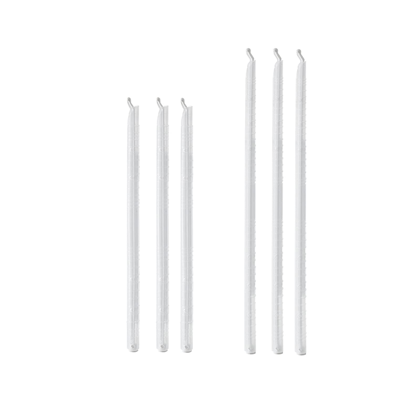 Reusable Plastic Bag Sealer Stick - 6 Pack (3 Large + 3 XL) Food Storage Clips for Chips, Snacks, Baking Ingredients | Keep Food Fresh | Perfect for Kitchen, Pantry, Camping & Picnics