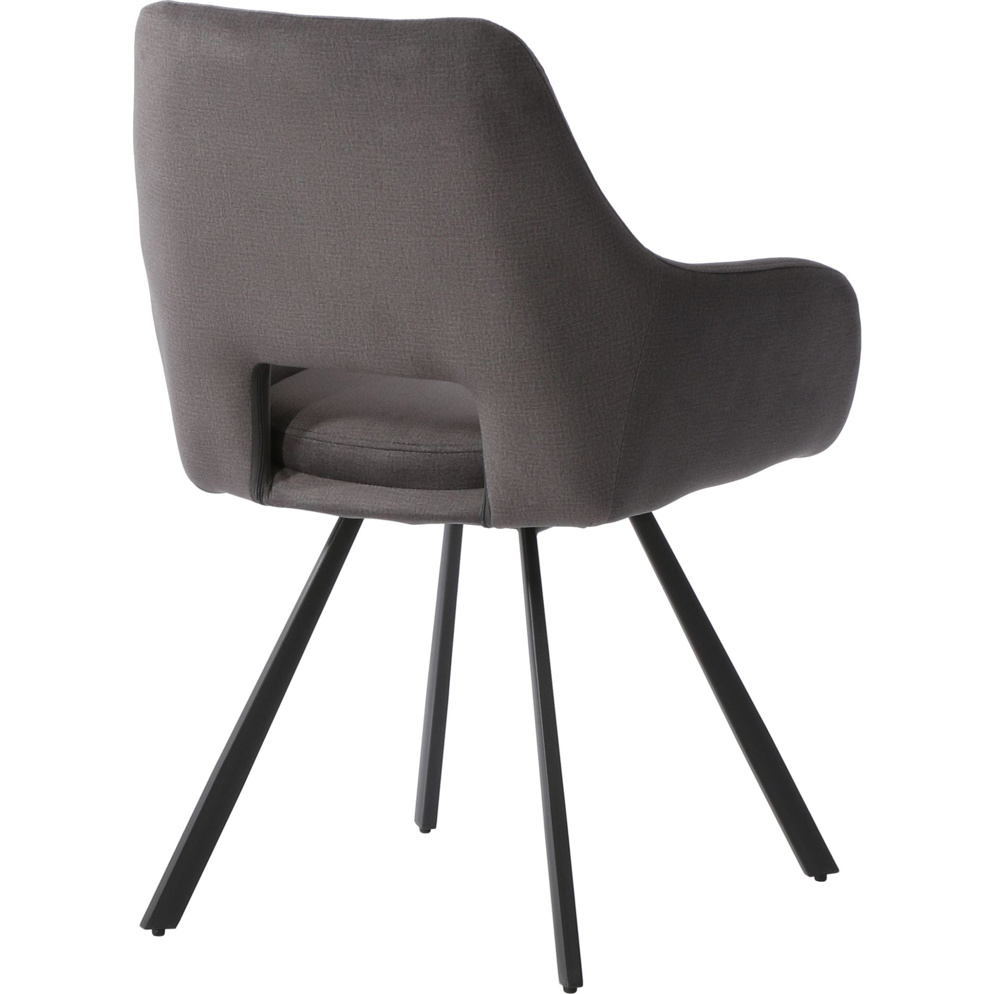Amaze Upholstered Side Chair - Plush Grey Modern Accent Chair with Sturdy Wooden Legs | Comfortable Dining Room Chair, Living Room Seating, Office Chair (D444100423SHC1)