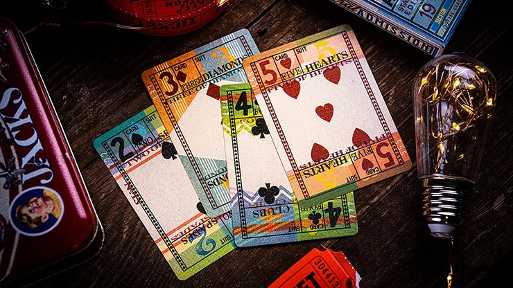 Premium General Admission Playing Cards - Classic Poker Size Deck for Games, Magic Tricks & Collectibles - Perfect for Poker Nights, Family Gatherings & Travel Entertainment