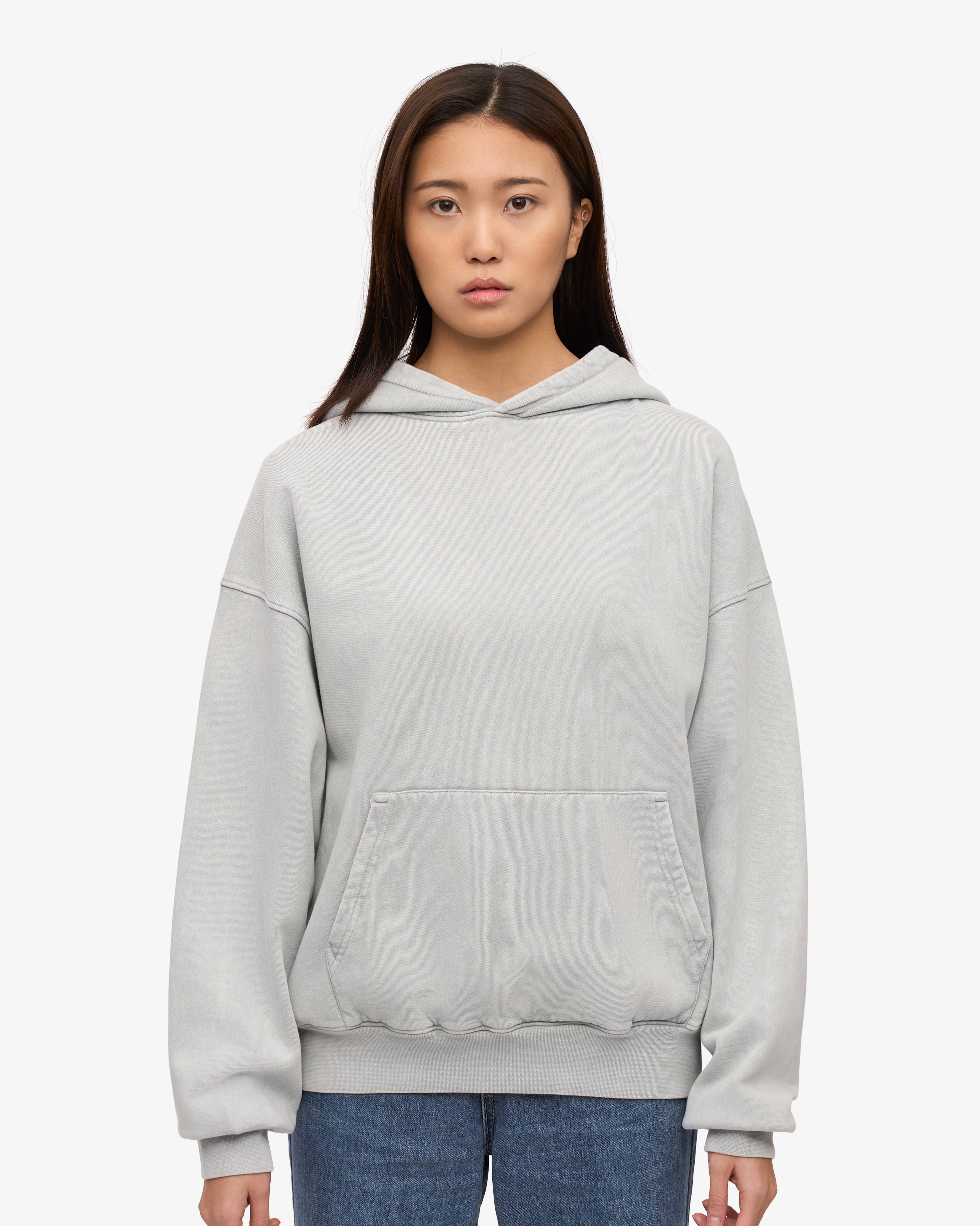 Organic Oversized Hoodie - Faded Grey | Cozy & Stylish Pullover for Men & Women | Perfect for Casual Wear, Lounging & Outdoor Activities