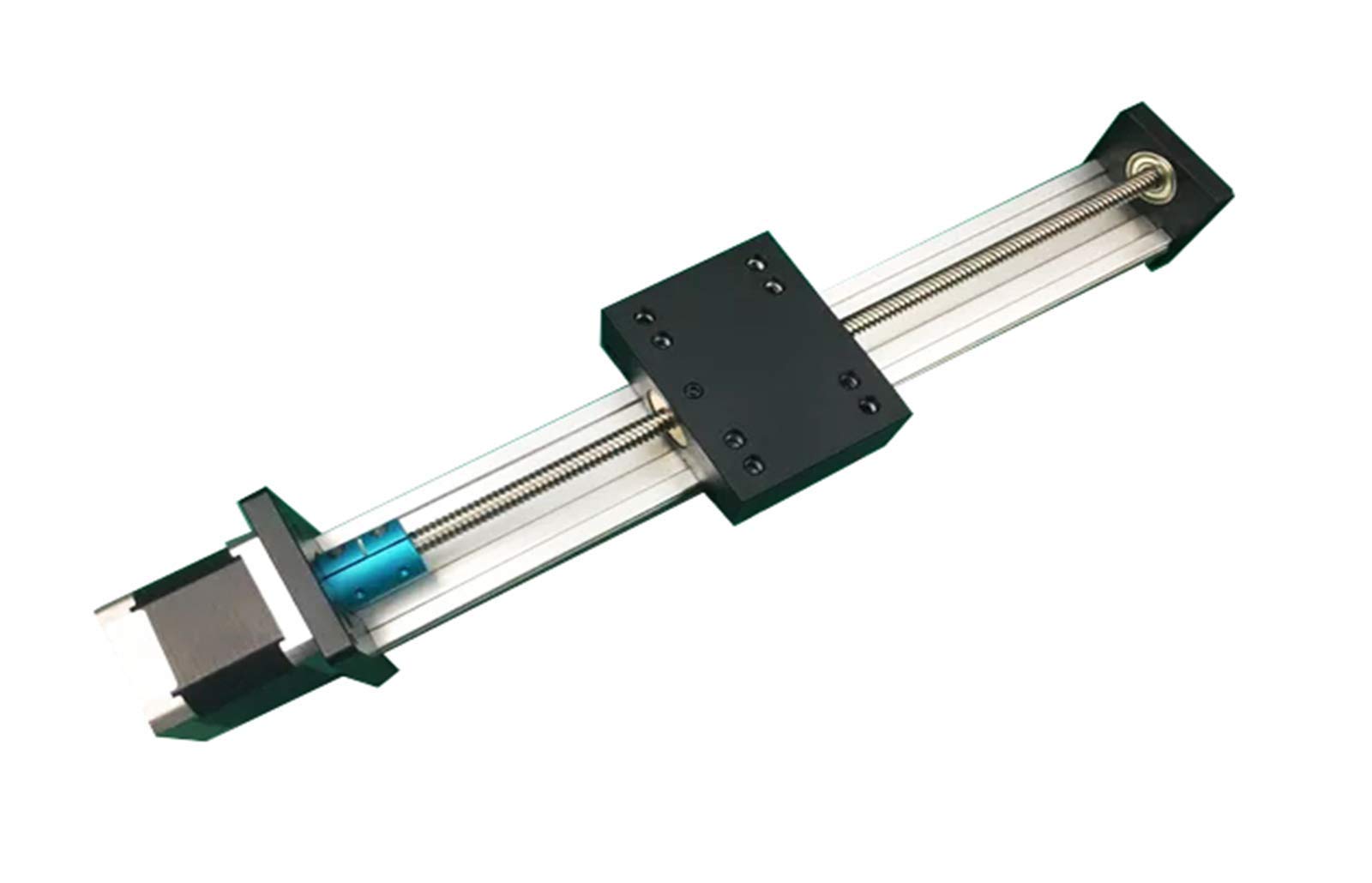 STK Series T8 x 2 Linear Motion Sliding Table System with 350mm Travel Length, Nema 17 Stepper Motor & Lead Screw Guide - Perfect for CNC Machines, 3D Printers, Laser Engraving and DIY Automation Projects