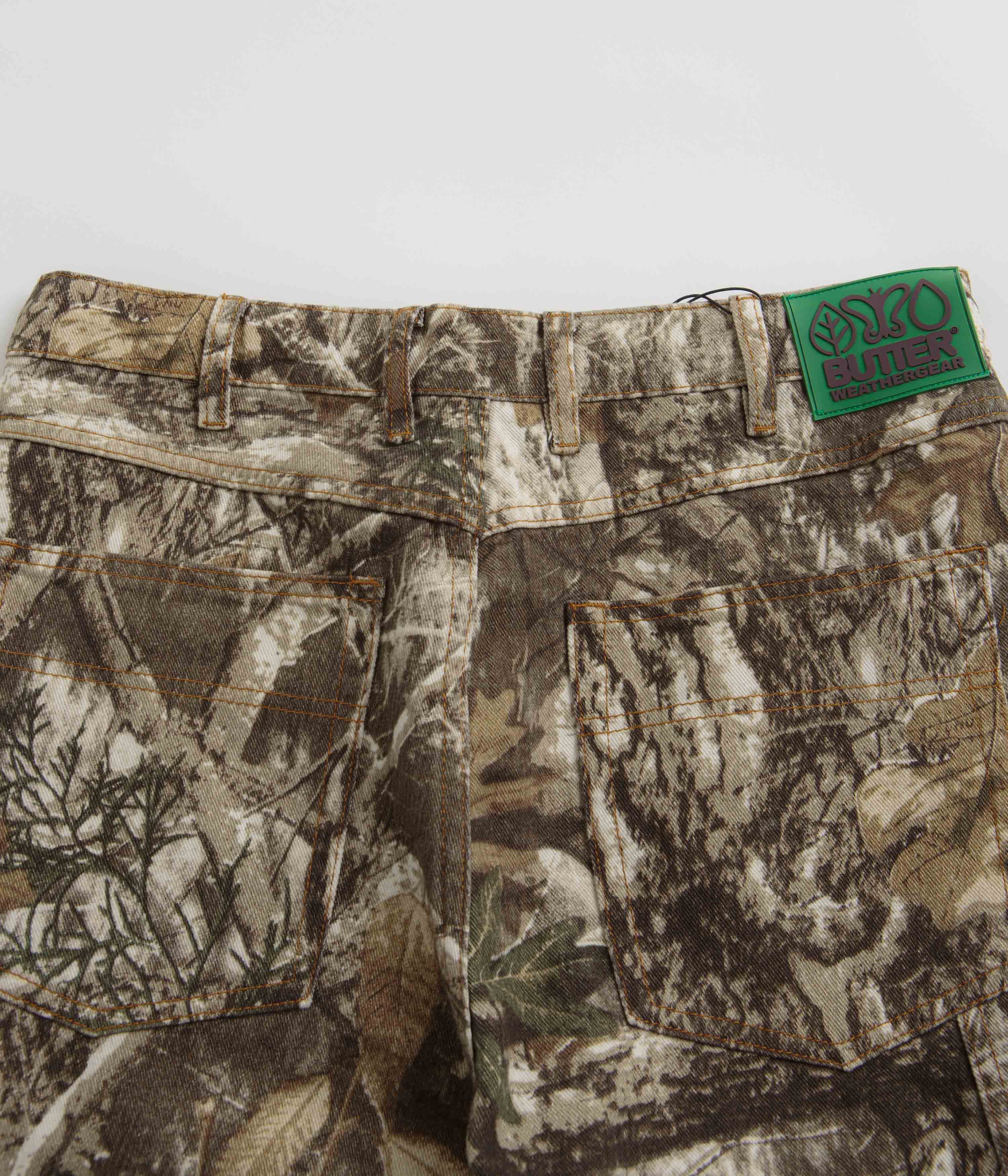 Butter Goods Heavyweight Denim Shorts - Forest Camo for Men | Durable & Comfortable Casual Wear | Perfect for Outdoor Adventures, Street Style & Summer Fashion