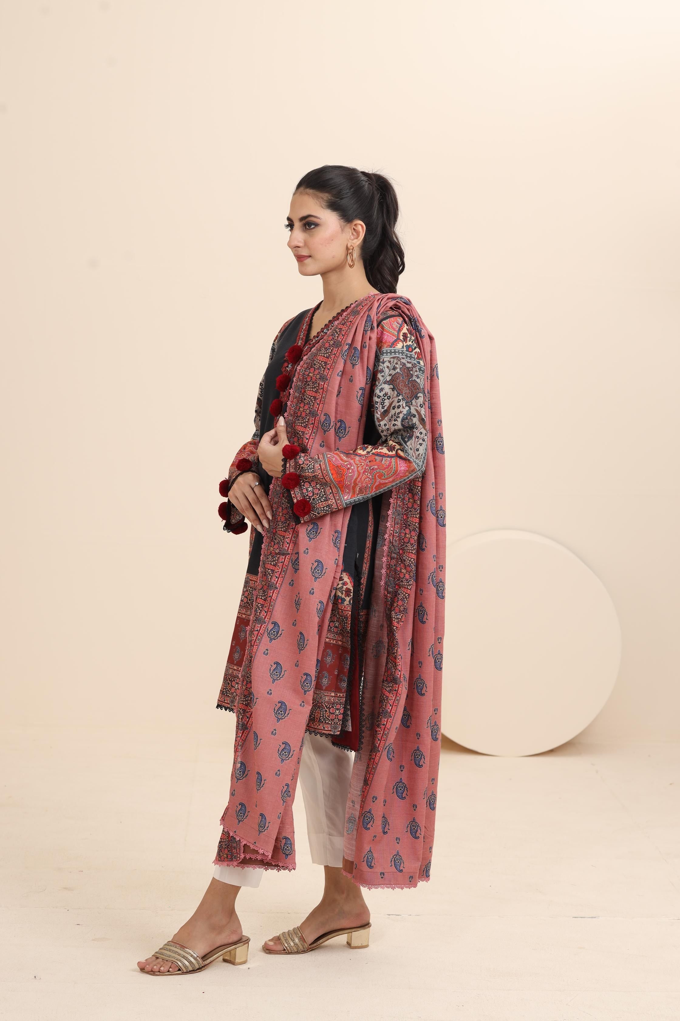 Sana Safinaz Mahay Stitched Embroidered Formal Dress - Elegant Pakistani Designer Wear for Weddings, Parties & Special Occasions