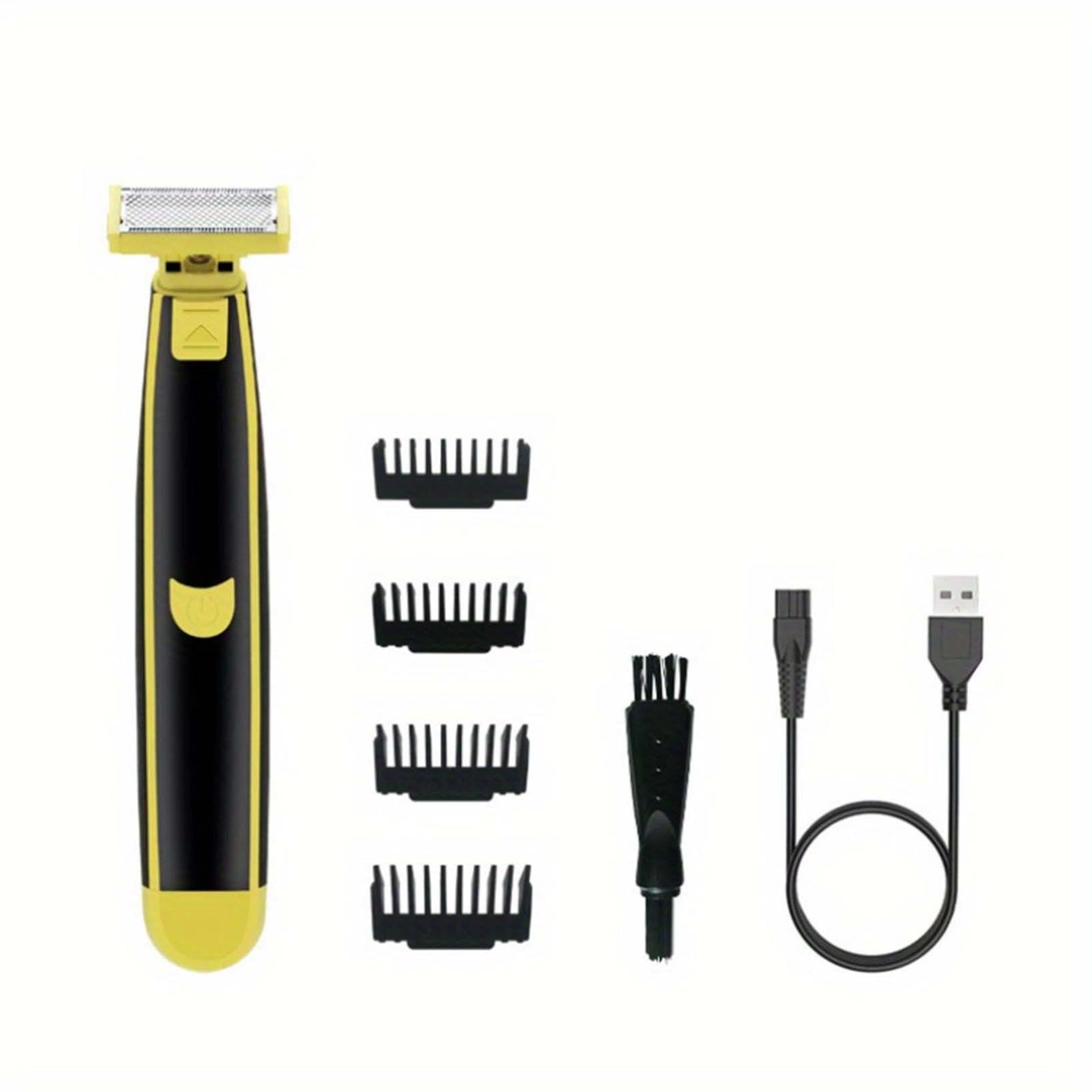 2024 Men's Full Body Electric Shaver - Wet & Dry Waterproof Rotary Shaver for Face & Body - Ergonomic Design for Smooth Shaving at Home or Travel - Ideal for Daily Grooming & Sensitive Skin Care