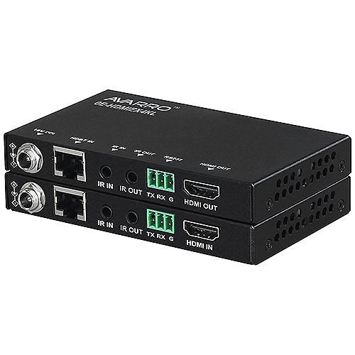 AVARRO W Box Technologies 0E HDMIEX4KL 4K 60Hz HDBT Extender with PoE & HDCP 2.2 - Black | Long-Range 4K HDMI Signal Transmission for Home Theater, Conference Rooms & Digital Signage