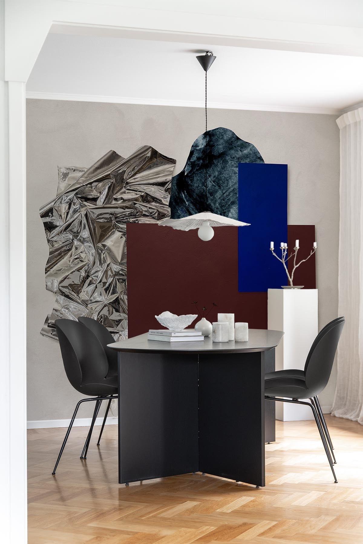 Metallic Graphic Art Mixed Multi - Modern Abstract Wall Decor for Living Room, Bedroom & Office - Perfect for Home & Office Decor